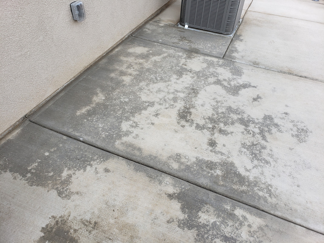 How To Prevent My Concrete Patio From Discoloration In Del Mar?