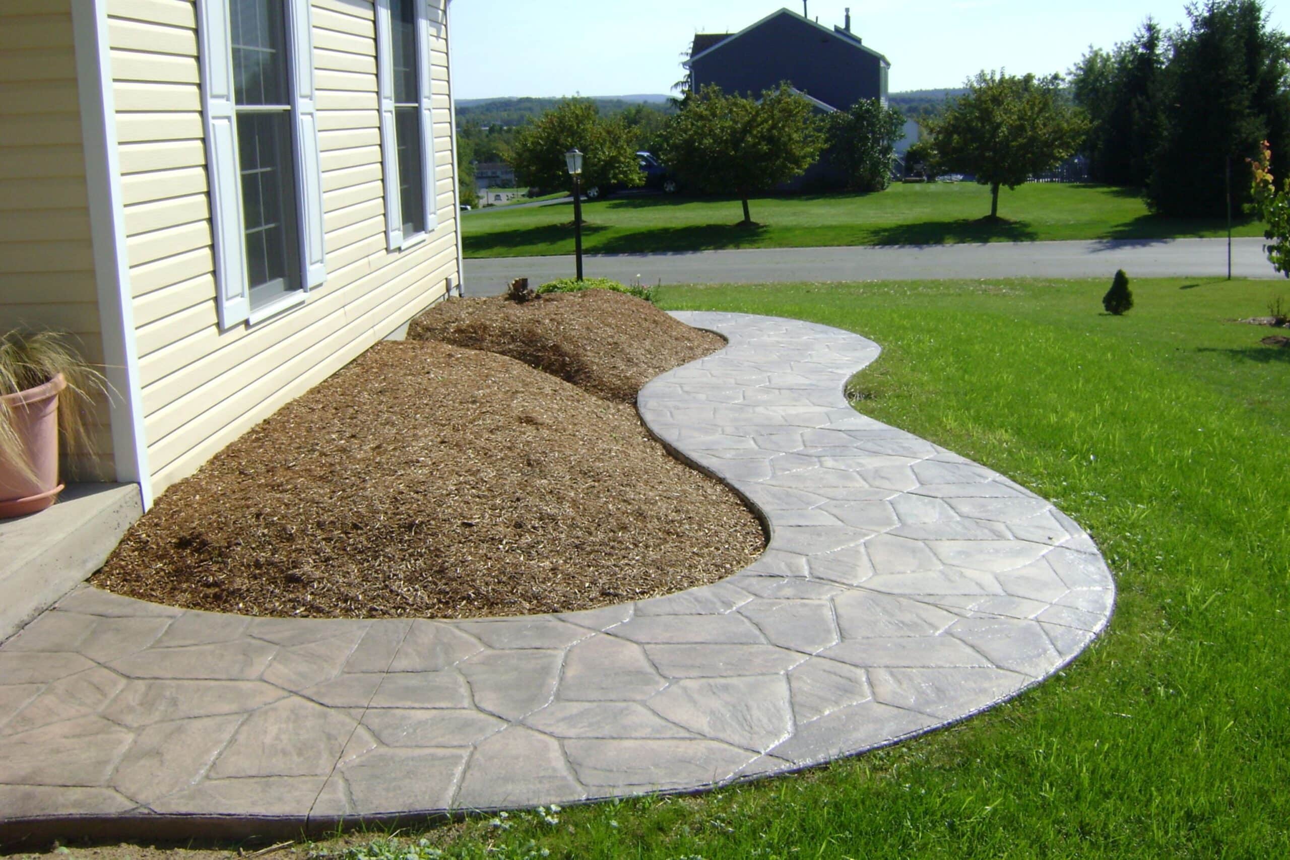 5 Decorative Concrete Ideas For Front Yard In Del Mar